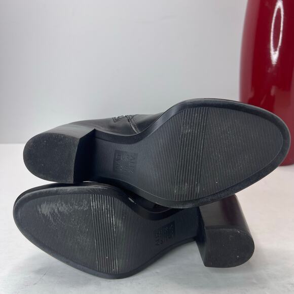 Naturalizer Kalina Knee High Wide Calf Boot Zip Block Heel Black Women's 6M - Picture 7 of 10